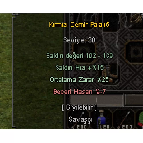  İç itemler kdp kalkan set halinde